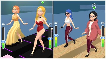FASSHION MODEL WALK FUNNY GAME #7 | FASHION 3D GAME CATWALK ON ANDROID/IOS