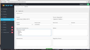 Sistema de Orden de servicio Grátis PHP MySQL satweb - Parte 1