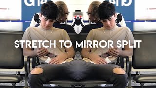 Celebrity stretch to mirror split transition || video star tutorial Profile