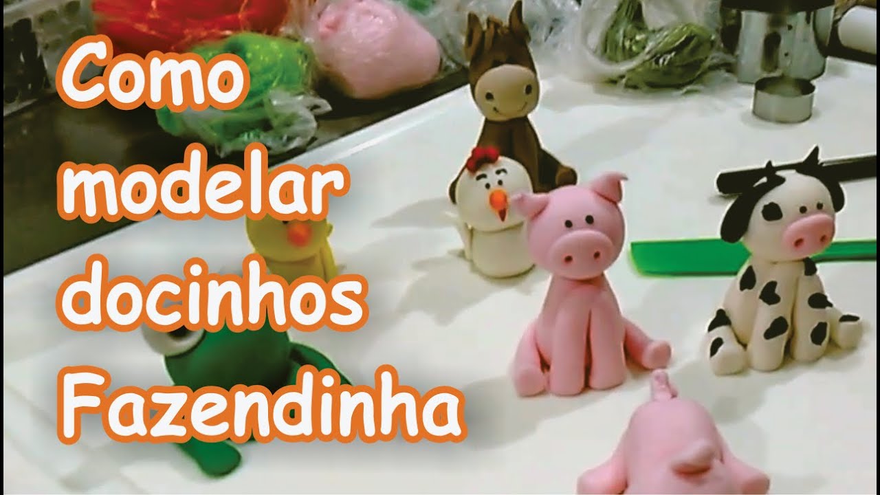 Como fazer doces decorados Fazendinha - Bichinhos