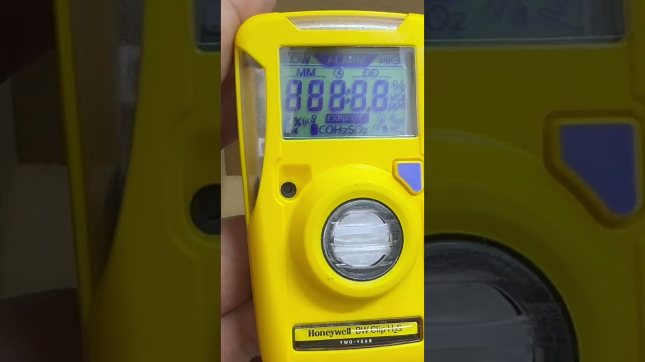 Daily Self Test Of H2S Personal Gas Monitor PGM Toxic