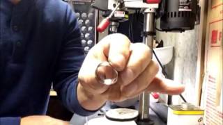 Polishing a Silver Coin Ring - Coin Ring Making (Ron Amoling)