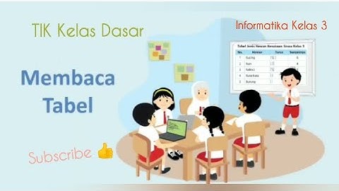 Membaca Tabel pada Diagram Gambar di Informatika Kelas 3