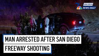 Sat. July 11 | Man arrested after shooting woman on San Diego freeway | NBC 7 San Diego