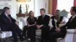 The PM welcomes young apprentices to Number 10