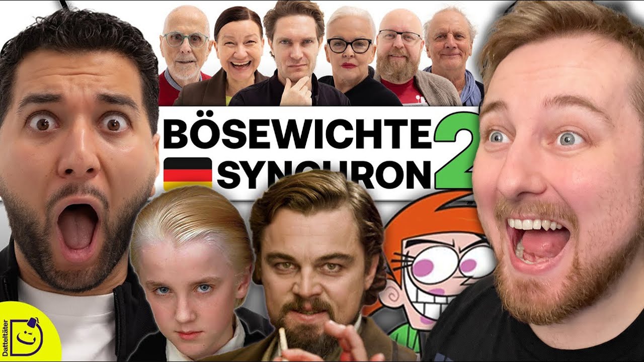 Die bösesten deutschen Synchronsprecher bei den datteltäter Teil 2 | Reaktion