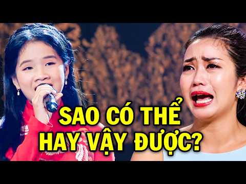 Ban Giám Khảo "KHÓC KHÔNG THÀNH TIẾNG" khi nghe cô bé hát Bolero hay đến NHÓI LÒNG