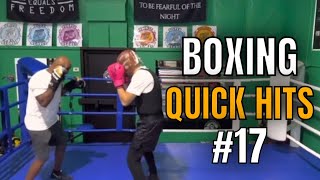 Boxing Quick Hits 17- Cutting off the ring Part 1 #peekaboo #miketyson #boxing