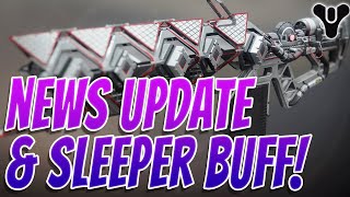 Season of the Sleeper! 🤔 Taken Expunge(?), HUGE Sleeper Buff, Exotic Armor BUFF, Secret Ghosts D2