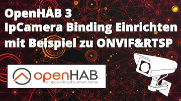 OpenHAB 3 | Wir richten das IpCamera Binding ein und verbinden Cams mittels ONVIF und RTSP.