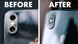 I fixed my iPhone X Camera Lens with $10 of parts. Don't do it.