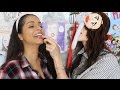 BLINDFOLDED MAKE UP CHALLENGE // w/ iiSuperwomanii