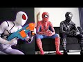 TEAM SPIDER-MAN vs BAD GUY TEAM | White Hero Is a BAD GUY ?? ( Live Action )