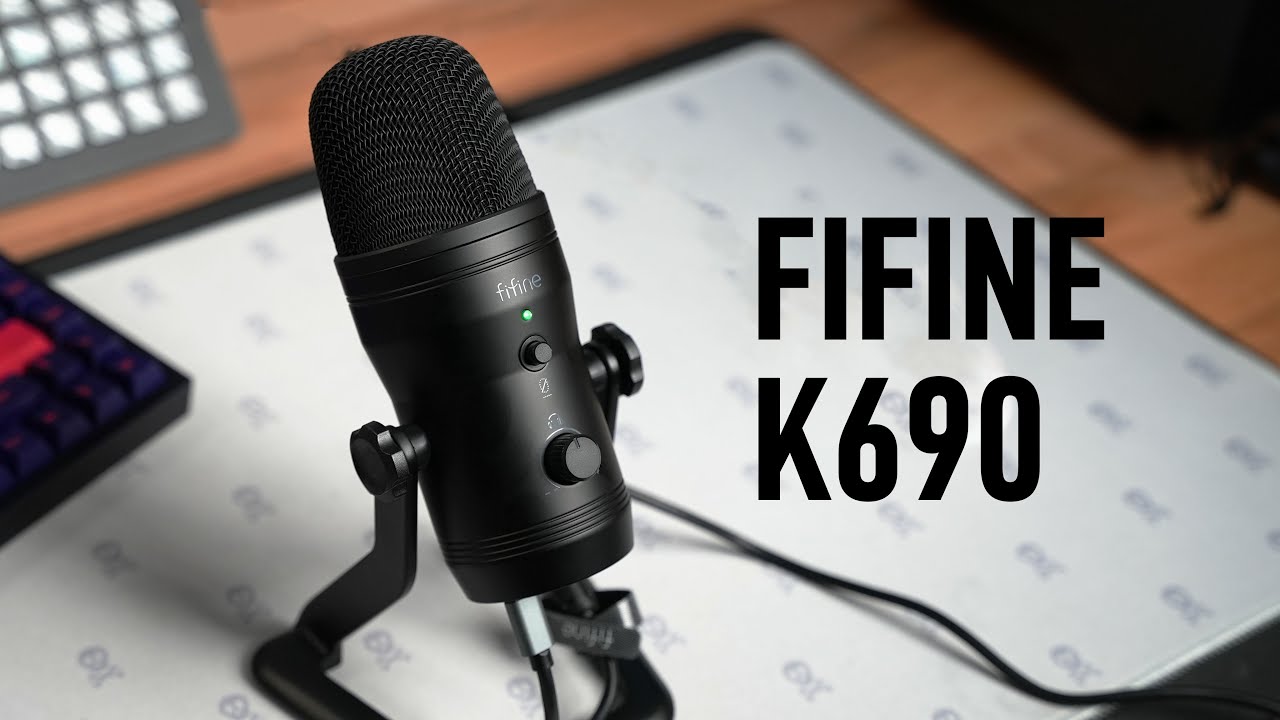 FIFINE K690 USB Microphone – ব্র্যান্ড নিউ কন্ডিশন