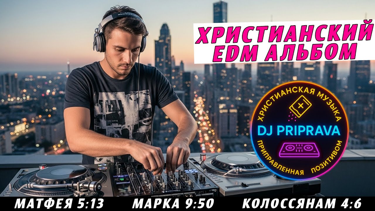 DJ Priprava - Христианский EDM Альбом - Красивые, позитивные Христианские Песни! Бог есть Любовь A-2