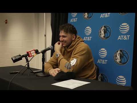 Luka Doncic addresses the media after scoring 73 PTS [FULL] | NBA on ESPN