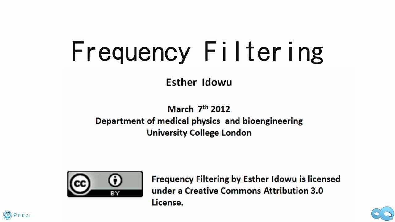 Frequency Filtering