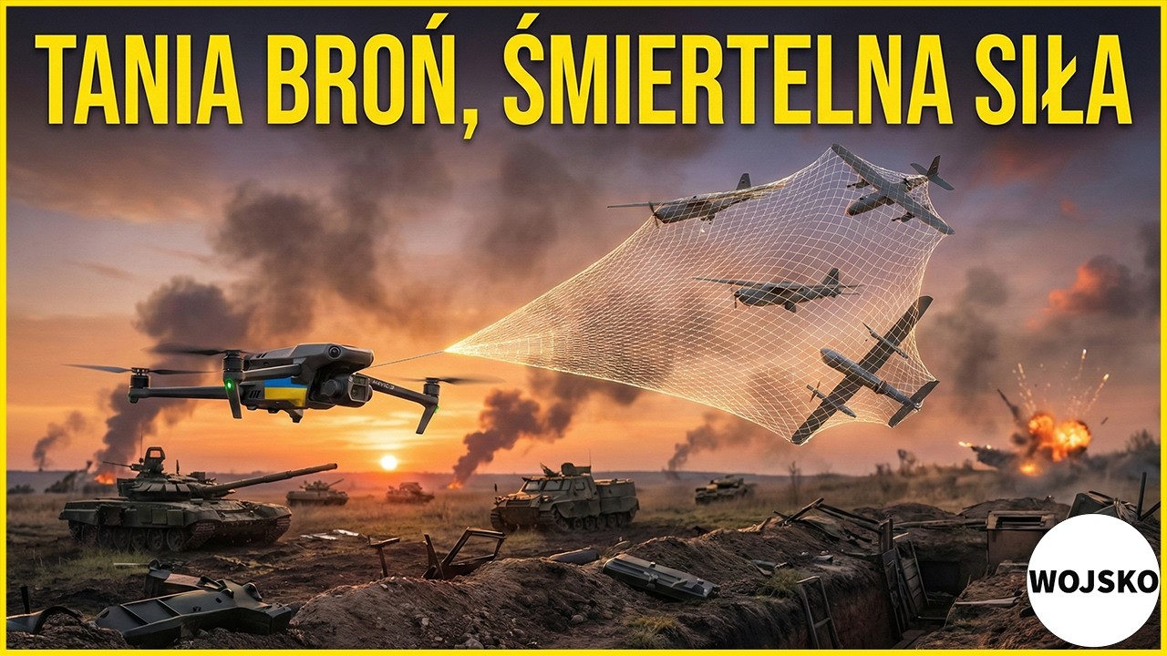 Ukraina UDERZA w Rosyjską Flotę Dronów — Tania Broń, ŚMIERTELNIE Niebezpieczna | Wojsko