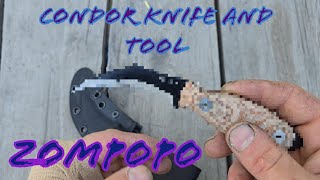 Craziest Fixed Blade I Have seen in awhile!!  Condor Knife and Tool Unboxing ( Joe FLowers Design)