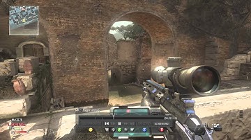 quick scoping 1v1 MW3