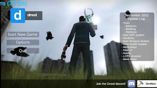 Dmod walkthrough (and gameplay!)