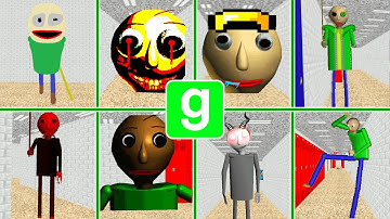 GMOD: All kinds of Baldi // All Baldi-Nextbots █ Garry