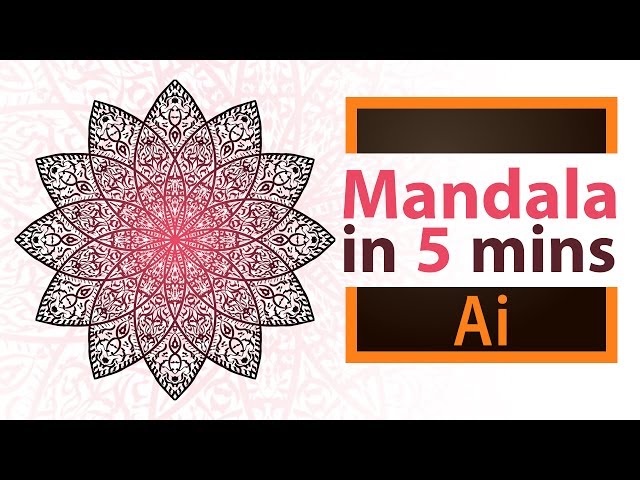 Create a simple Mandala in 5 minutes  - Adobe Illustrator