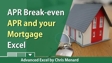 APR break-even: when to take a higher APR w/ a mortgage - Chris Menard
