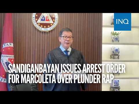 Sandiganbayan issues arrest order for Marcoleta over plunder rap