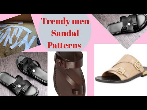 How to make sandals from Scratch:DIY 2020 Trendy Men Sandal Patterns (Toe Loop buckle)
