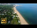 4K Черноморск 2021. Оползень в черноморске с высоты птичьего полёта. Chornomorsk by drone 4K