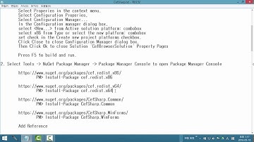 How to Build CefSharp, Chrome Embedded Framework
