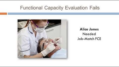 ADA Problems with Functional Capacity Evaluation