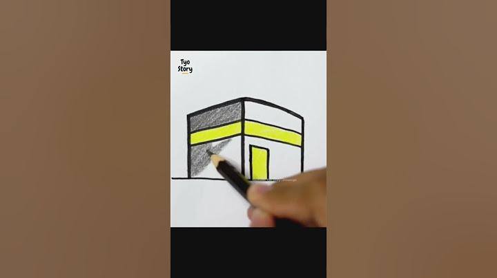 How to Draw a Kaaba #timelapse #easydrawing #howtodraw #drawingtutorial  #mecca #kaaba #shorts