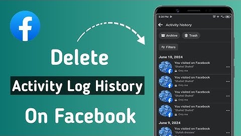 How To Delete Facebook Activity Log History