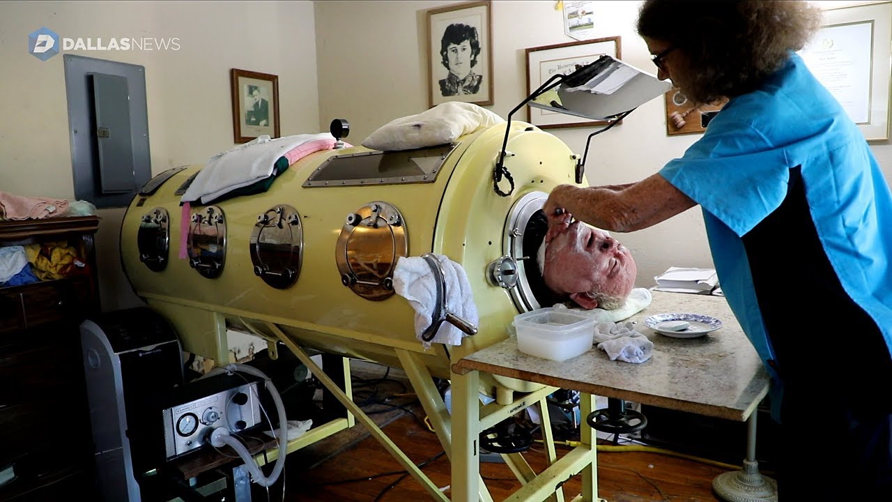 Living inside a canister Dallas polio survivor is one of few people left  in U.S. using iron lung