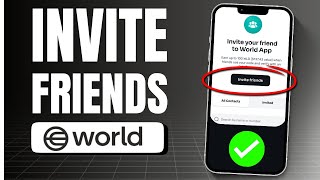 NEW! How to Invite Friends in Worldcoin App (2025)