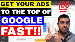 How To Get Your Ad On First Page Of Google (FAST) Adwords Top Of Page Bid 