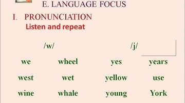 UNIT 4 VOLUNTEER WORK LANGUAGE FOCUS PRONUNCIATION TIENG ANH 11