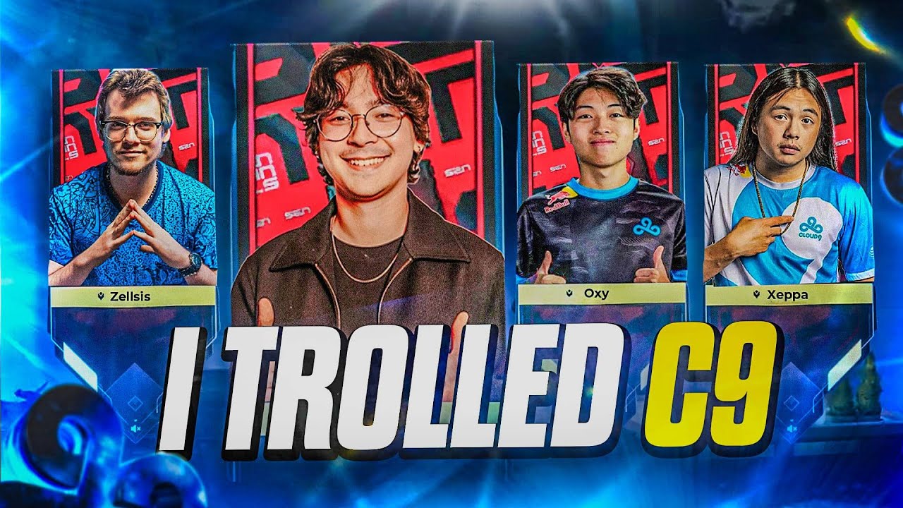 I TROLLED C9 TEAM AND GOT THE FUNNIEST GAME EVER !!!