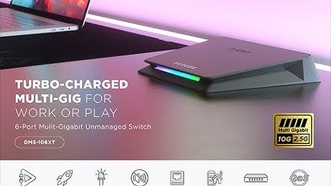 D-Link 6-Port Multi-Gigabit Unmanaged Switch (DMS-106XT)