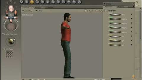 Poser 7 Tutorial - Camera Properties and Views