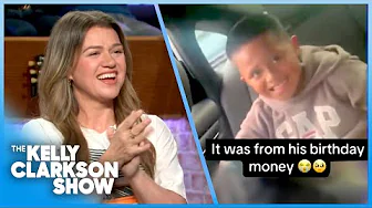 Kelly Clarkson Meets Incredible 8-Year-Old Who Gave Birthday Money To Homeless Mom