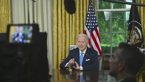 Biden celebrates a 'crisis averted’ in Oval Office address on bipartisan debt ceiling deal