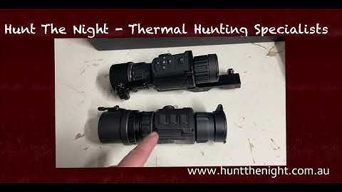 What happens to base magnification when you use a thermal clip on with ben from huntthenight.com.au