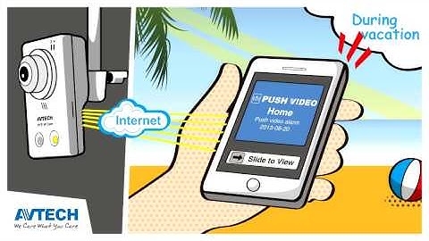 AVTECH Push Video = Your Personal Guard!