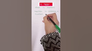 What is Addition | Definition | with short example… #trainyourbrain #easymaths #value #2023