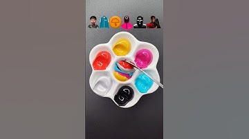 Raad de gemengde kleur van Squid Game3 (deel 116) #squidgame #squidgame3 #kleurmenging #voldoenin...