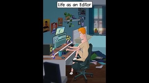 😁 Life as an editor...  📷 cheap’o’media