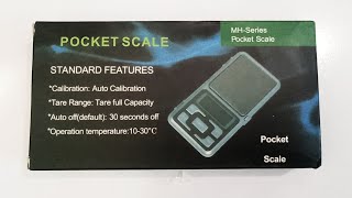 Unwrapped: S03E18 | Mini Digital Pocket Scale | LCD Display with Backlight | Pls Subscribe | Subs/CC